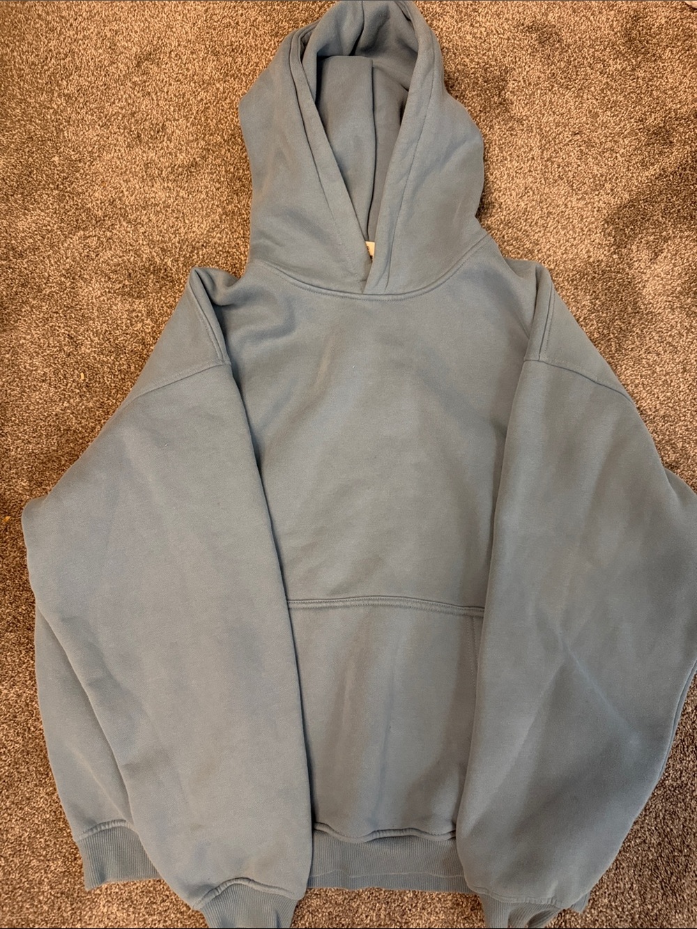 Men's Slate Blue Crewneck Hoodie